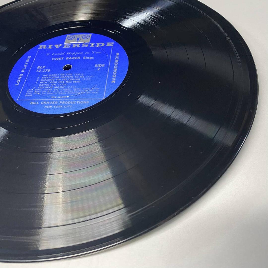 ★不動の名作【USオリジナル／希少MONO／深溝／青大ラベル】チェット・ベイカー