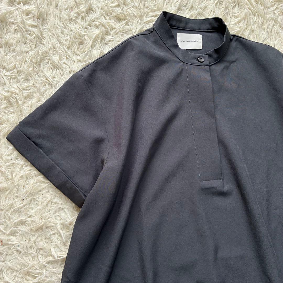 CAROLINA GLASER ドッキング配色 ワンピース