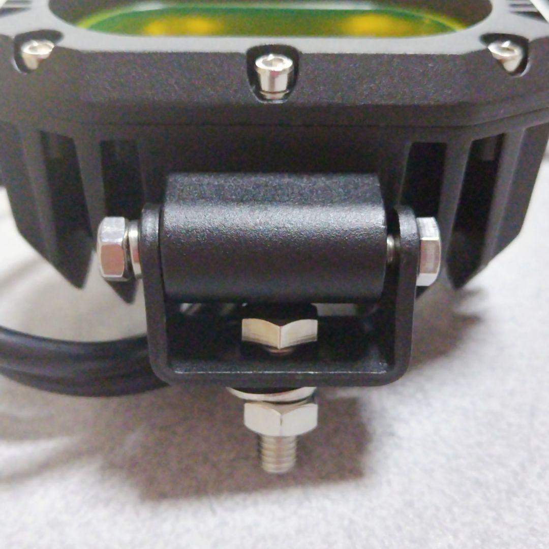 LED作業灯 イエローLEDフォグランプ 60W 4インチ 2個セット