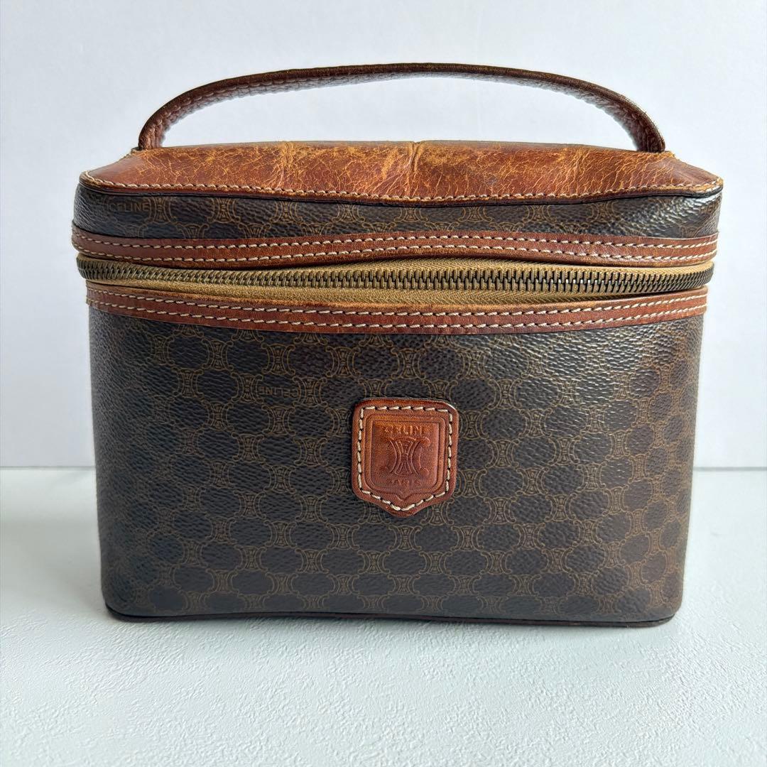 希少 vintage CELINE セリーヌ バニティ バッグ トリオンフ