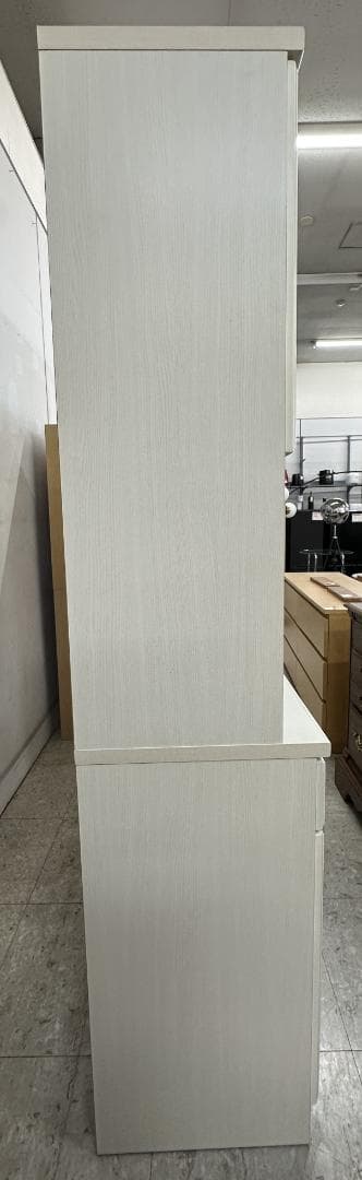 ニトリ　食器棚　キッチンボード　ミランダ2　120WH　ホワイト