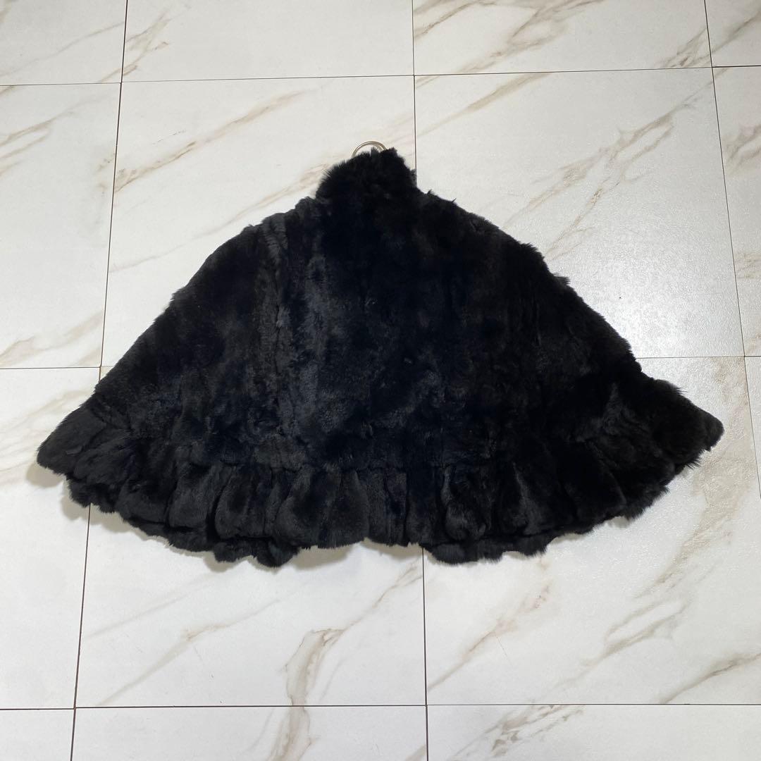 希少♡ヴィンテージ レッキスラビットファーポンチョ 極美品