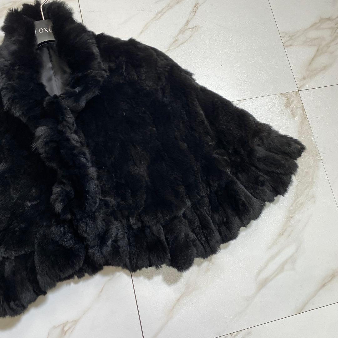 希少♡ヴィンテージ レッキスラビットファーポンチョ 極美品