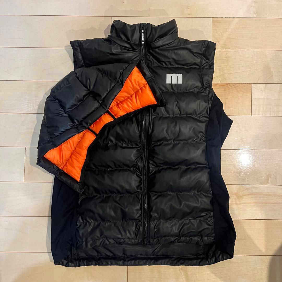 美品Munsingwear 防風 中綿 フード付ベスト