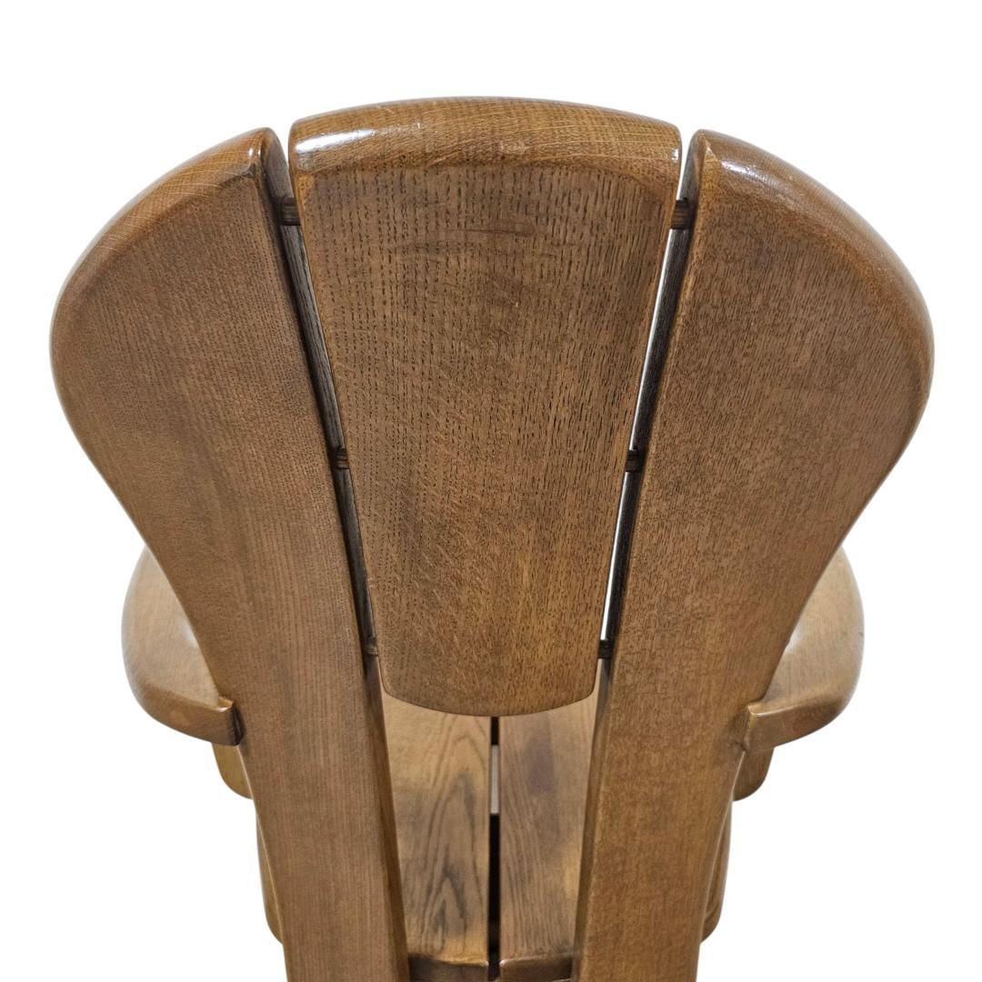 浜本工芸 回転アームチェア② ダイニングチェア 板座 木製 国産家具 刻印有