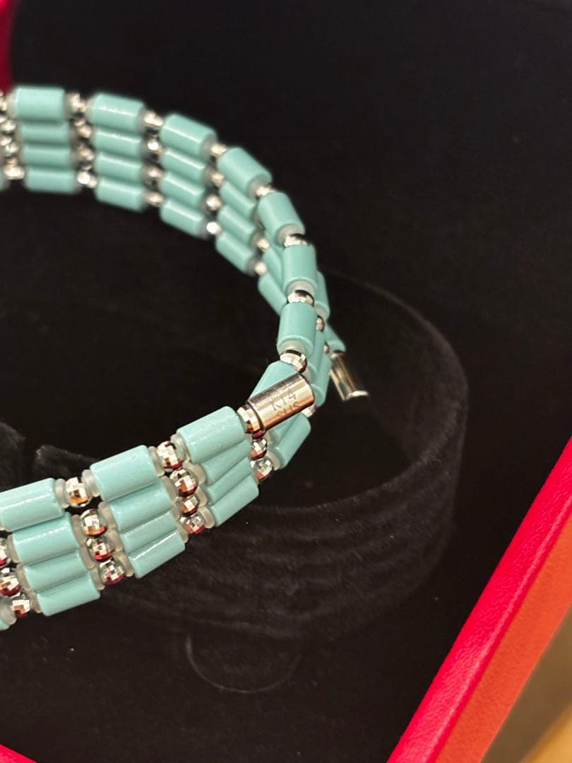 パ*ピ様 値下　ほぼ新品PEARL MINTK14 WHITE GOLD50cm