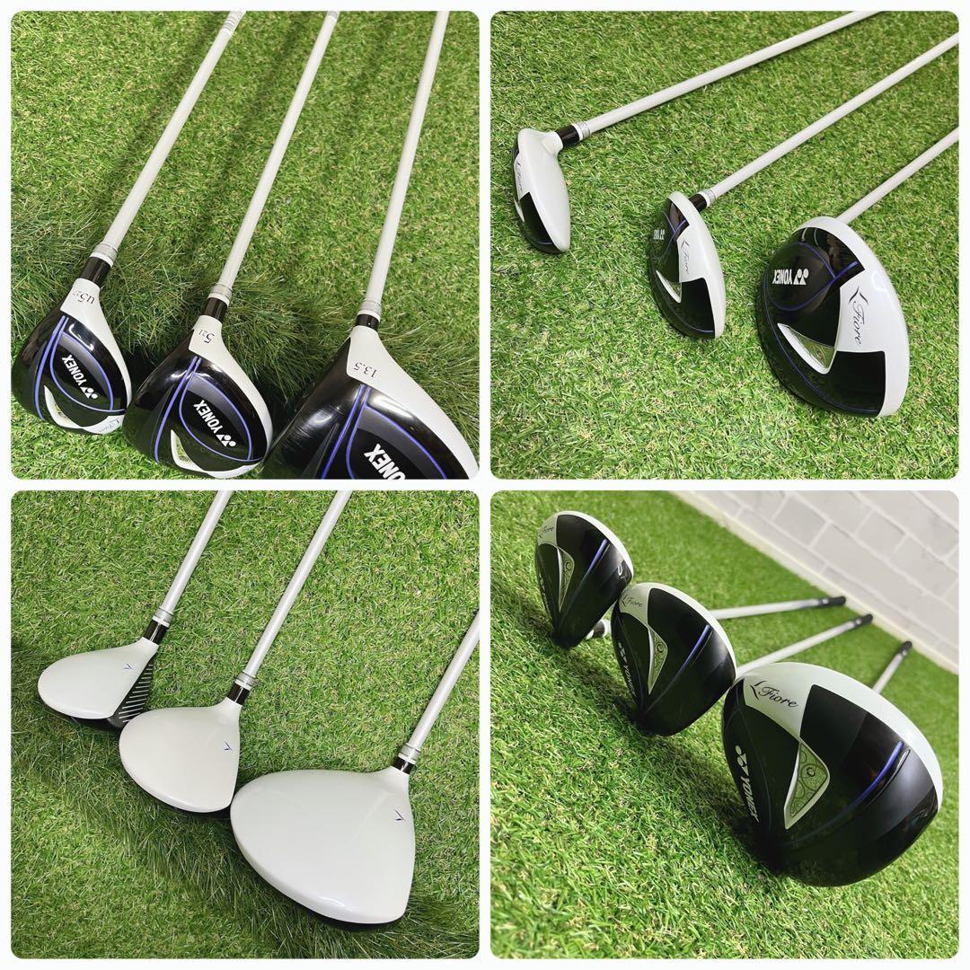 極美品 YONEX FIORE レディースゴルフクラブ9本セット 2020モデル