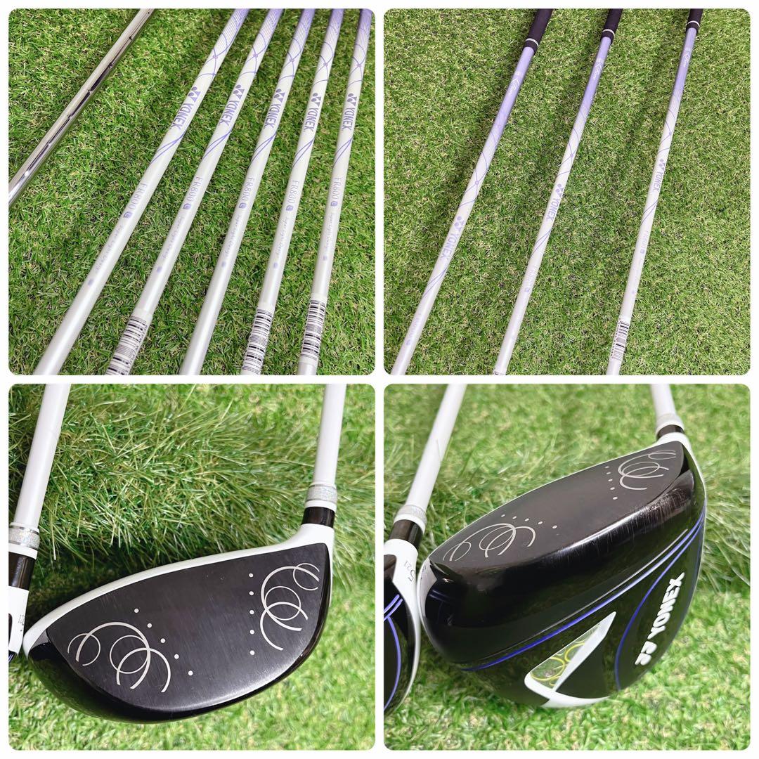 極美品 YONEX FIORE レディースゴルフクラブ9本セット 2020モデル
