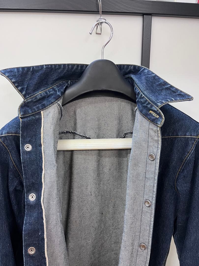 希少　REDMOON レッドムーン デニムシャツジャケット コンチョボタン