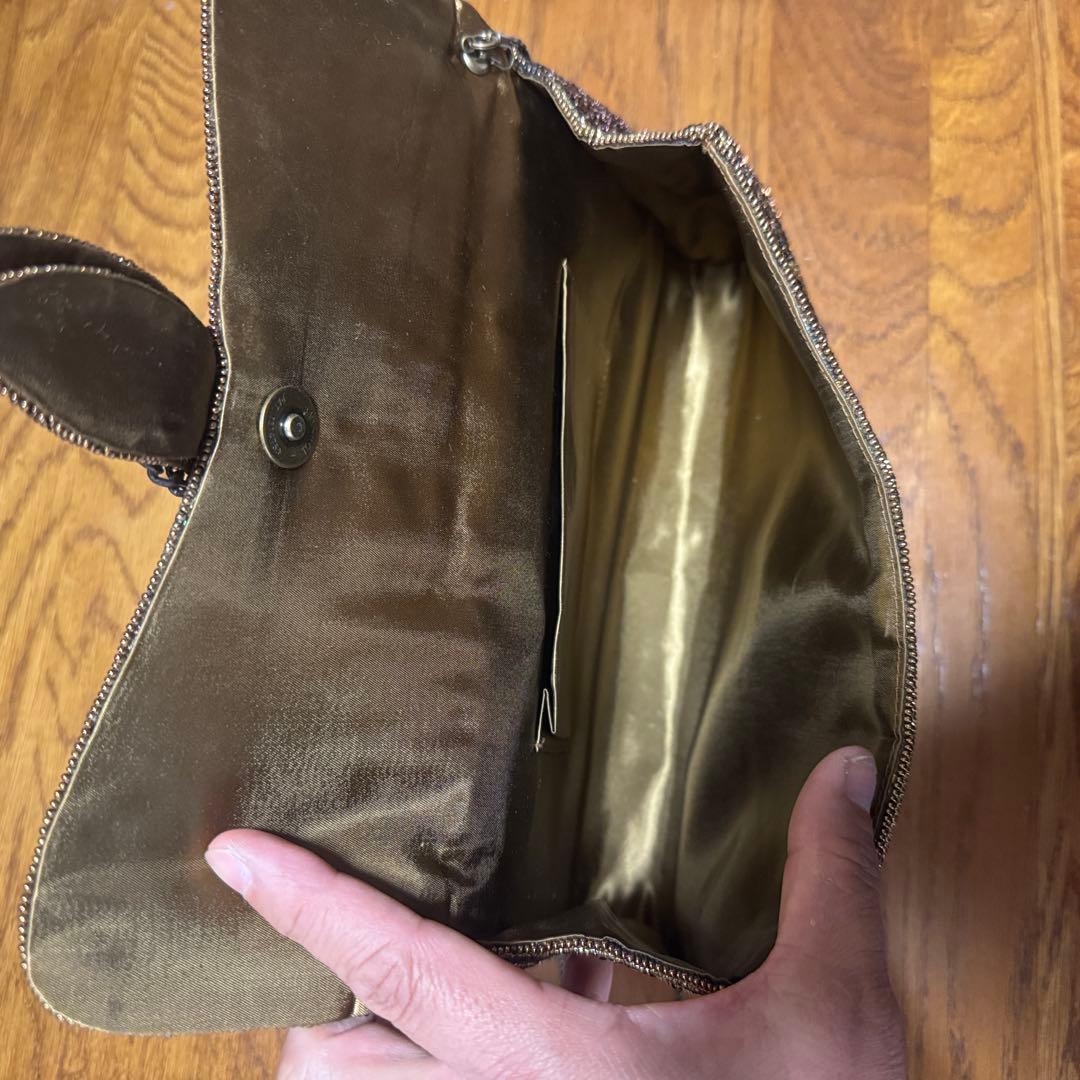 新品 ビーズ刺繍入りクラッチバッグ TOWANNY(PAT1314758)即発送