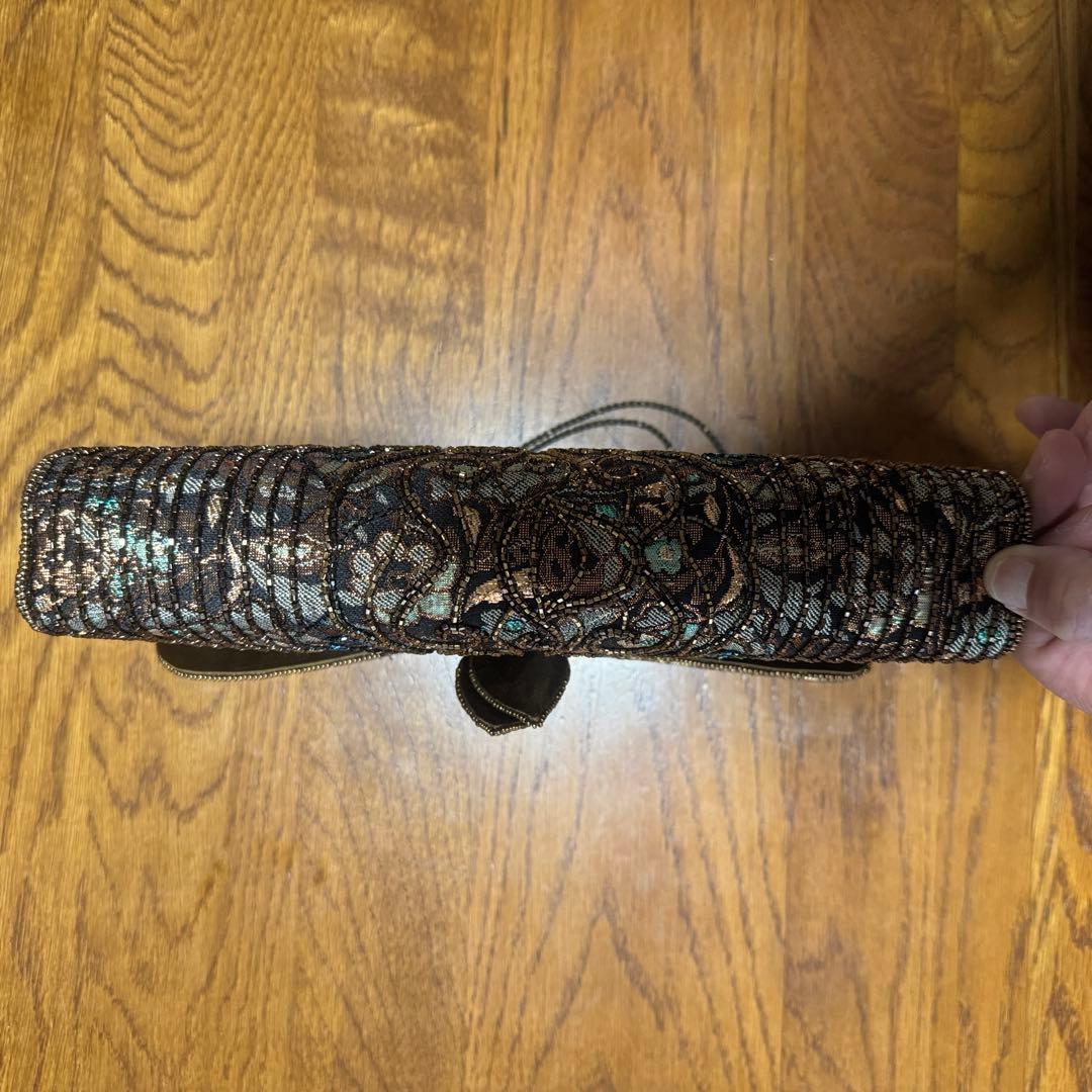 新品 ビーズ刺繍入りクラッチバッグ TOWANNY(PAT1314758)即発送