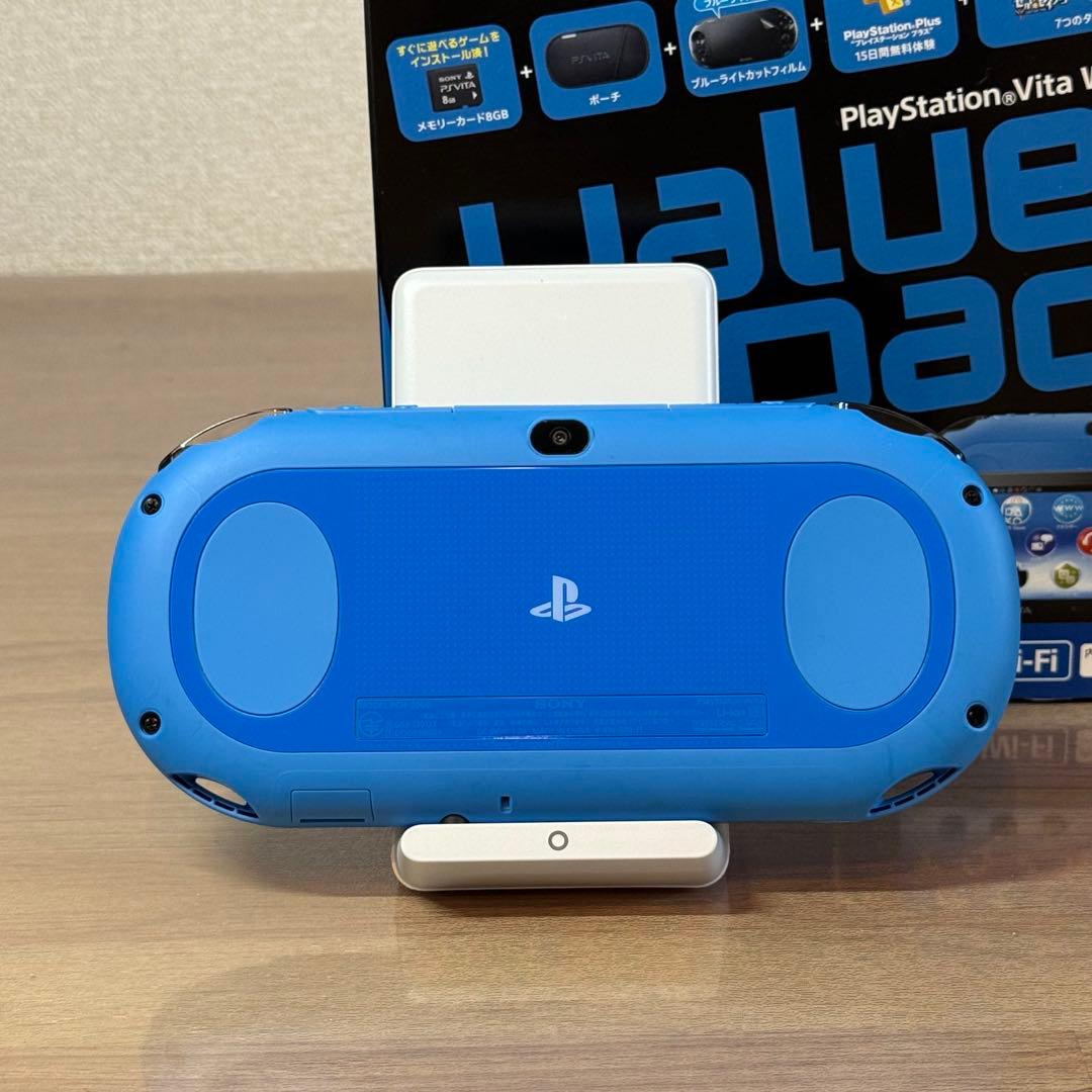 5-149【美品】PSVITA PCH-2000 ブルー/ブラック 箱付き