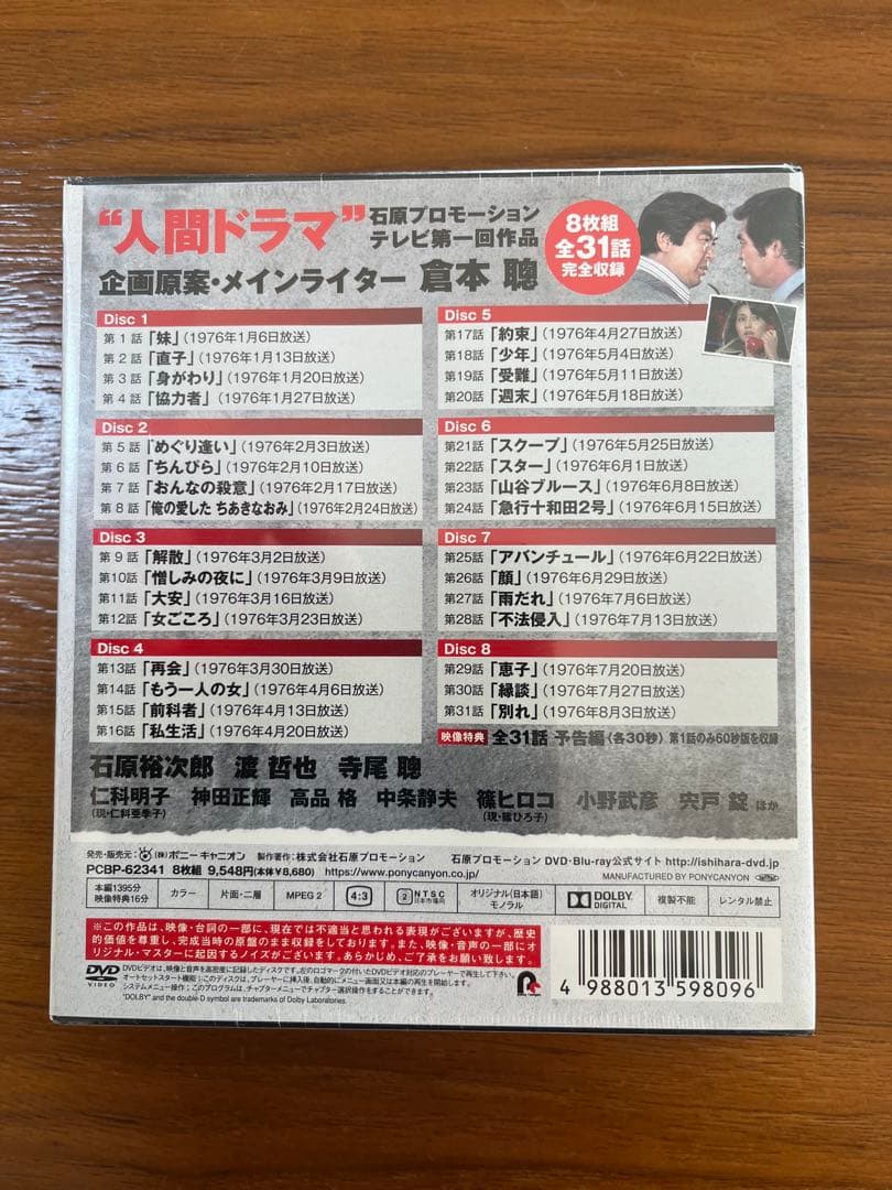 【最終値下げ、未開封新品】ドラマ「大都会 闘いの日々」DVD-BOX