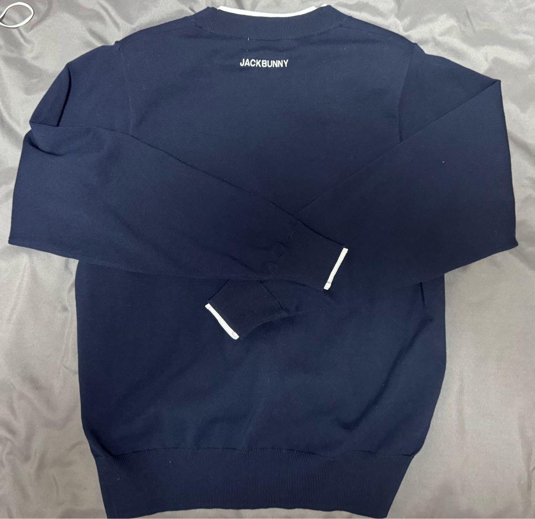 Jack Bunny!! ジャックバニー トップス ネイビー＆ホワイト 薄手