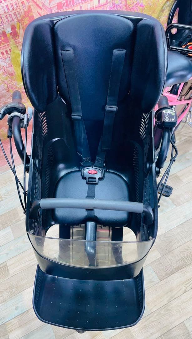 K2303 電動自転車ブリヂストン子供乗せ 20インチ ピンク 8.9Ah