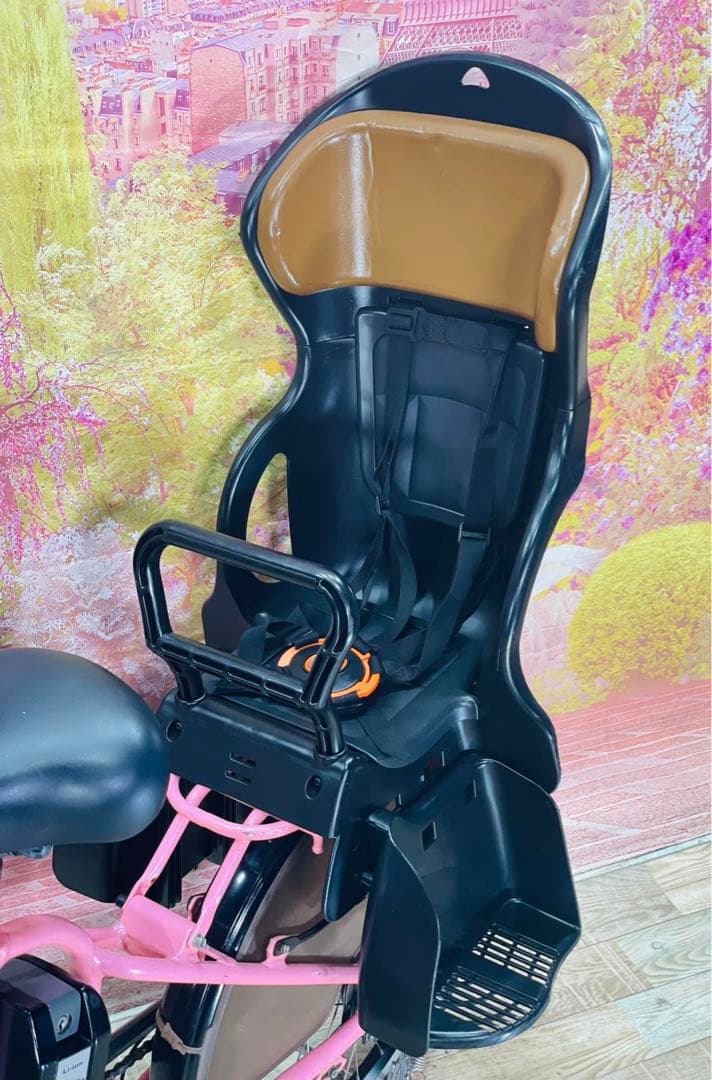 K2303 電動自転車ブリヂストン子供乗せ 20インチ ピンク 8.9Ah
