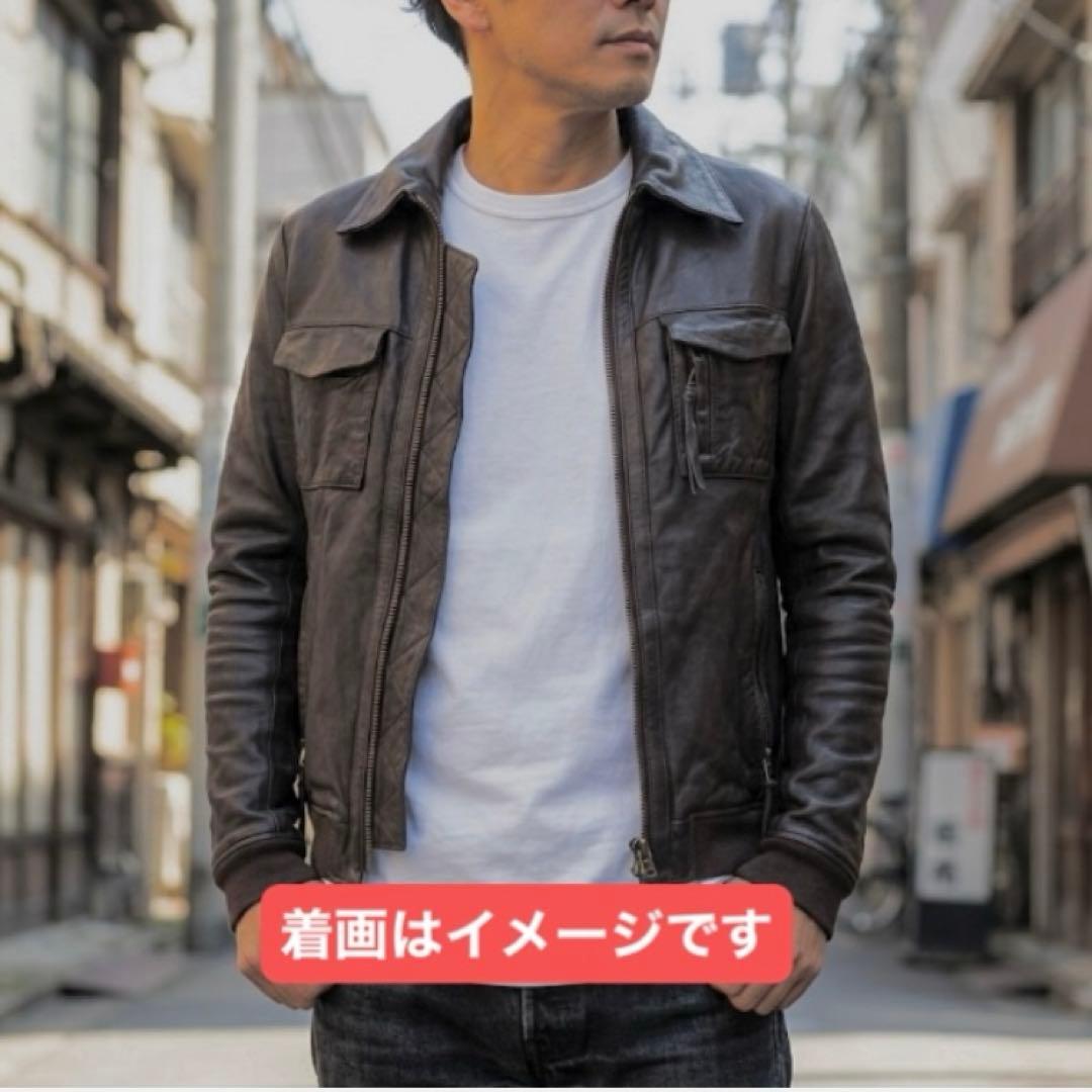 美品　ジョンブル　レザージャケット M ラムレザー