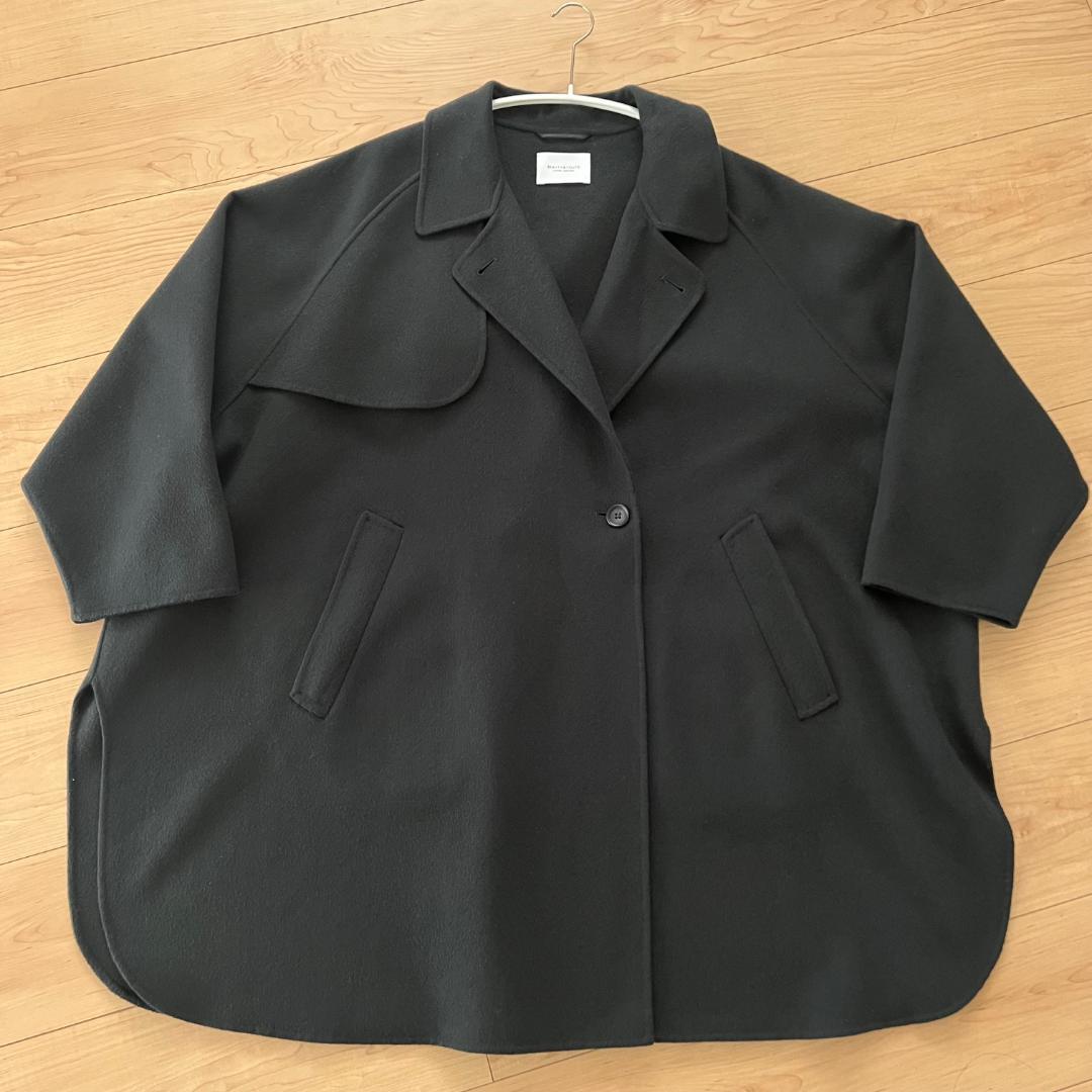 Beauty & Youth リバー ポンチョ コート Dark Green M