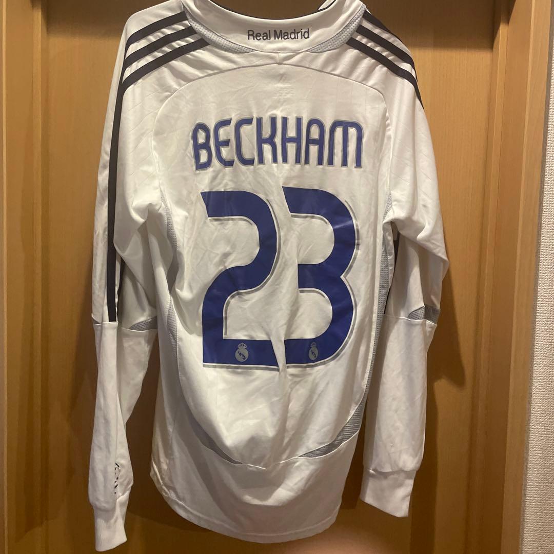 ベッカム　adidas レアル・マドリード　サッカー　ユニフォーム