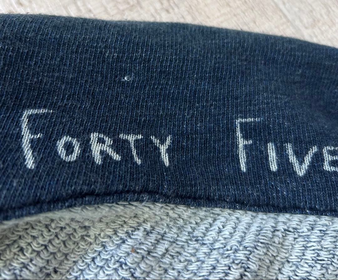 45R インディゴスウェットベスト 3 / 45rpm umii908