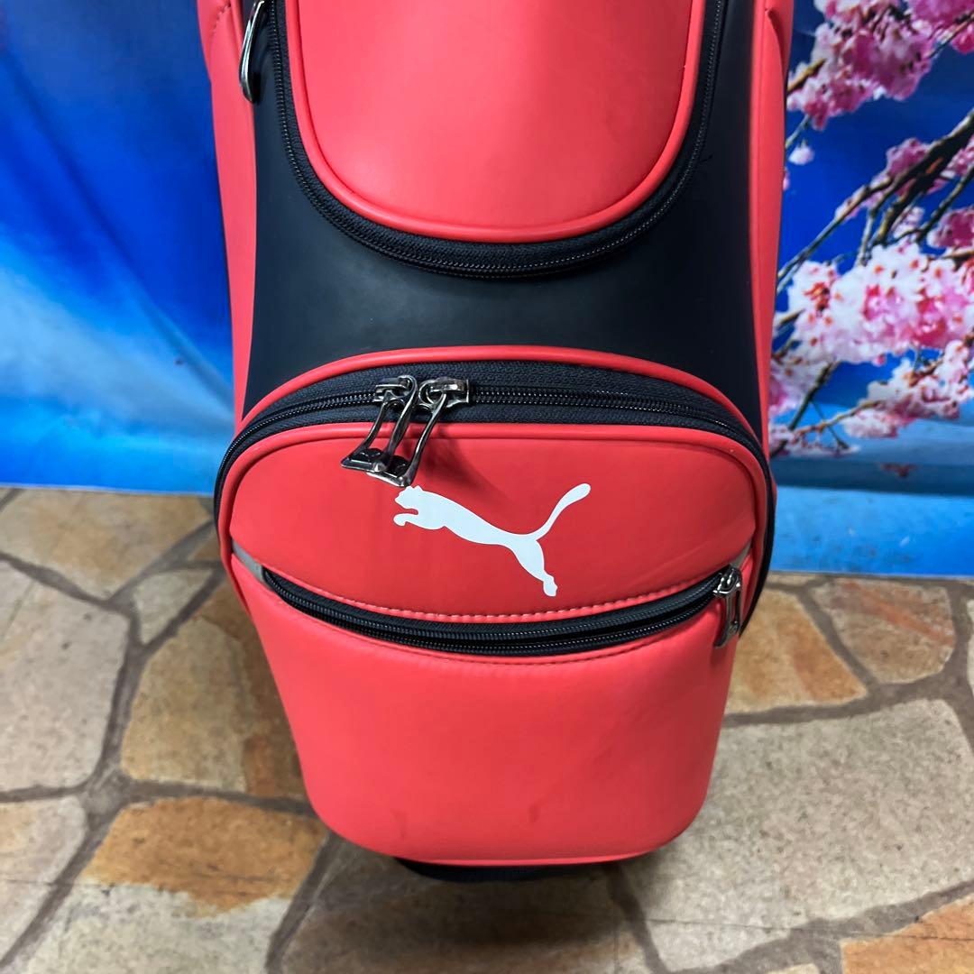 寶BY-1276 PUMA キャディバッグ 内径約21cm 重量約2.9kg