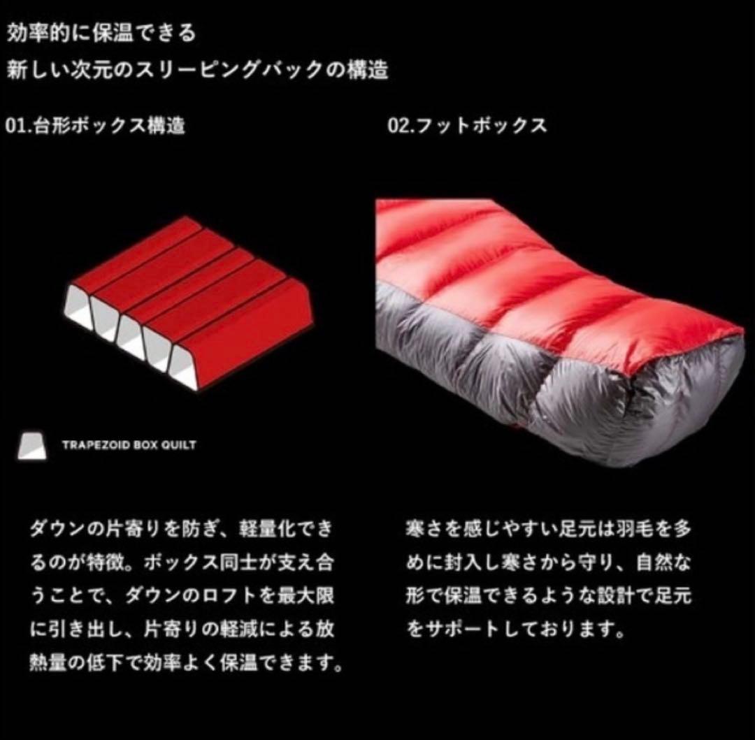 【新品】NANGA ナンガ オーロラライト750DX レギュラー 寝袋 シェラフ