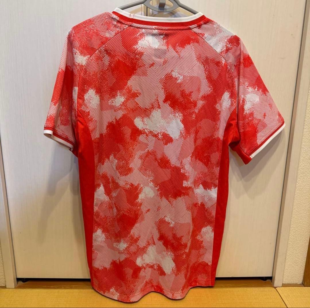 YONEX ソフトテニス　ゲームTシャツ 赤白