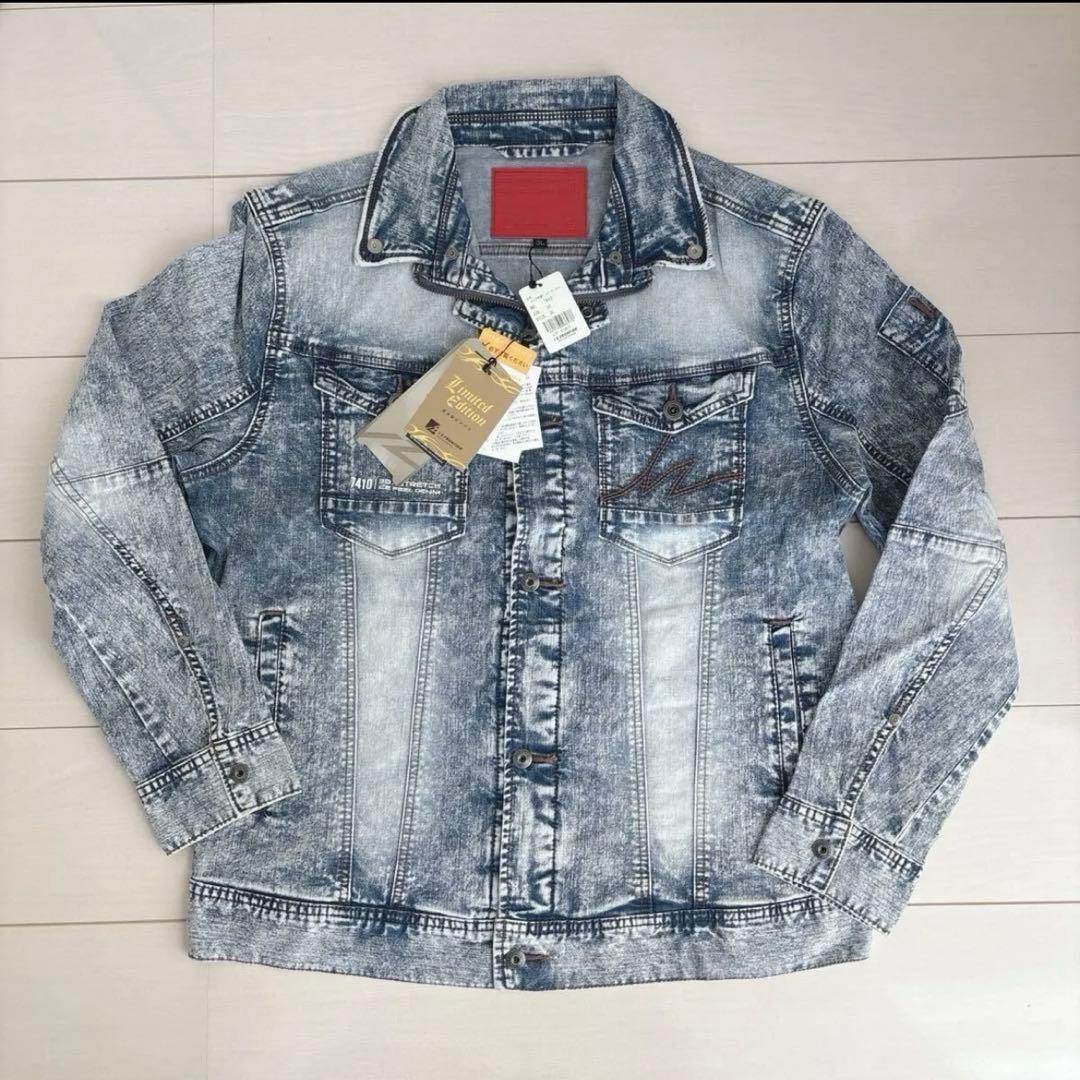 カズ様 7410S デニムジャケット 3L パンツ ウエスト92cm