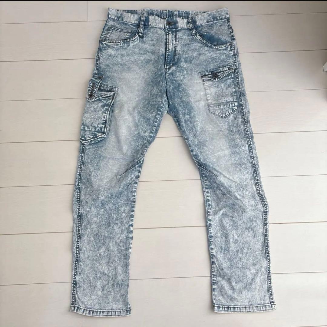 カズ様 7410S デニムジャケット 3L パンツ ウエスト92cm