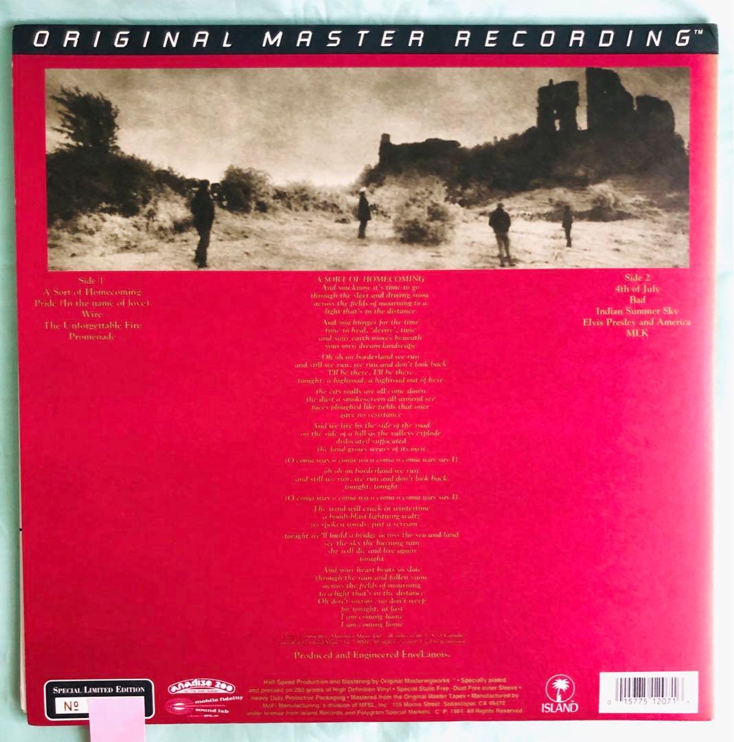 【モービルフィデリティー盤】U2 焔