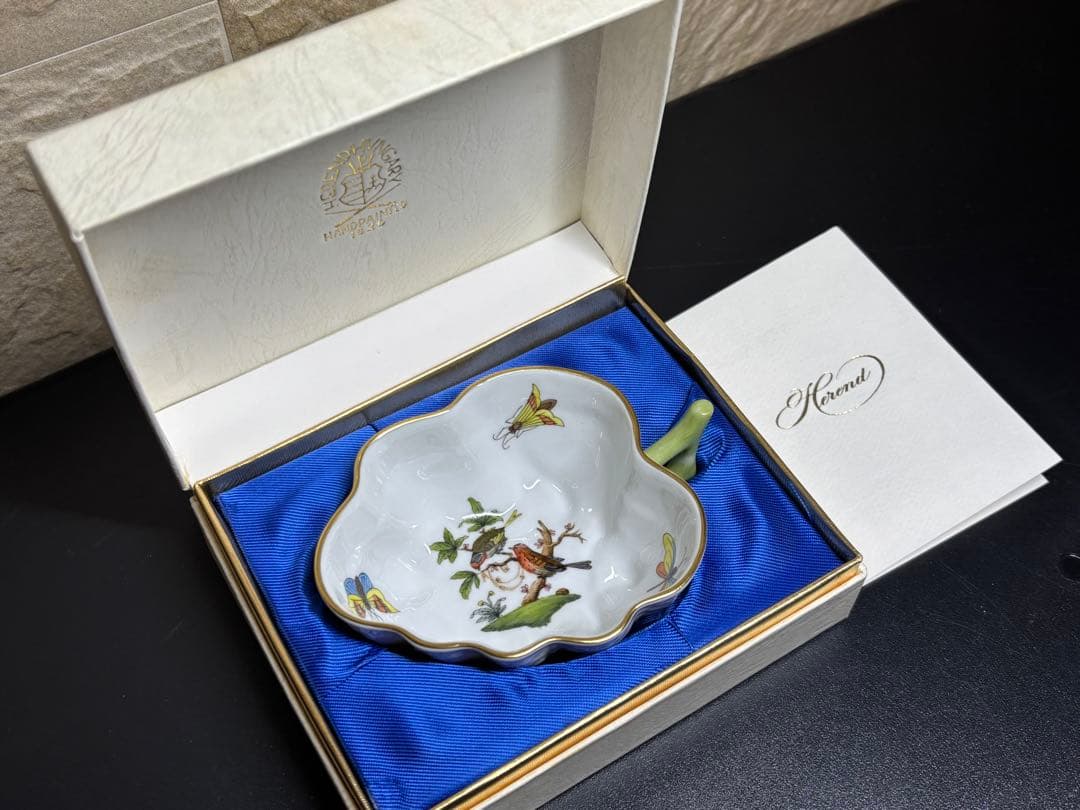 【未使用】ヘレンド Herend ロスチャイルドバード　オープンシュガー