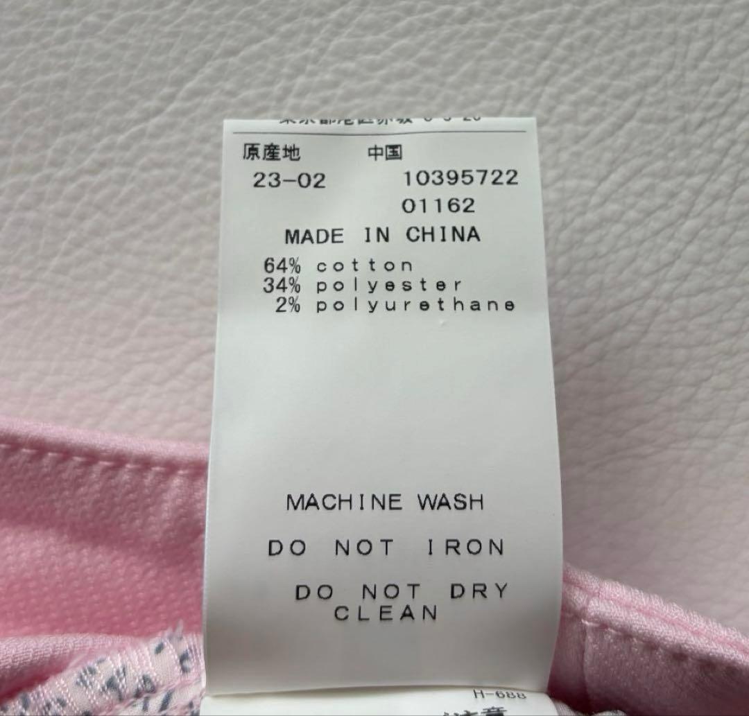 ［未使用品］パーリーゲイツ レディースパンツ 薄ピンク サイズ0