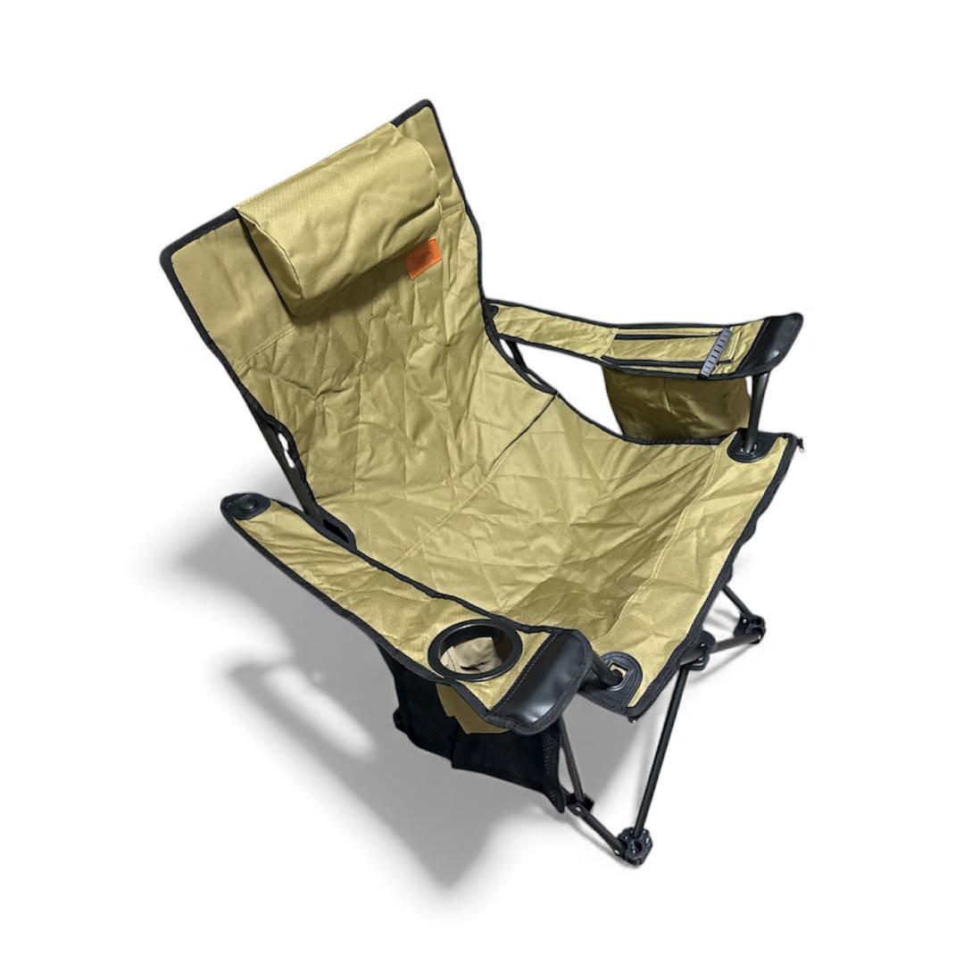 【新品・未使用】Desert Fox アウトドアチェア グリーン　リクライニング