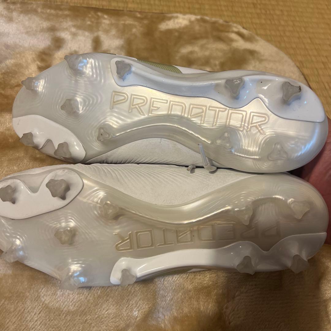 adidas Predatorエリート ホワイト/ゴールド　FG 27cm