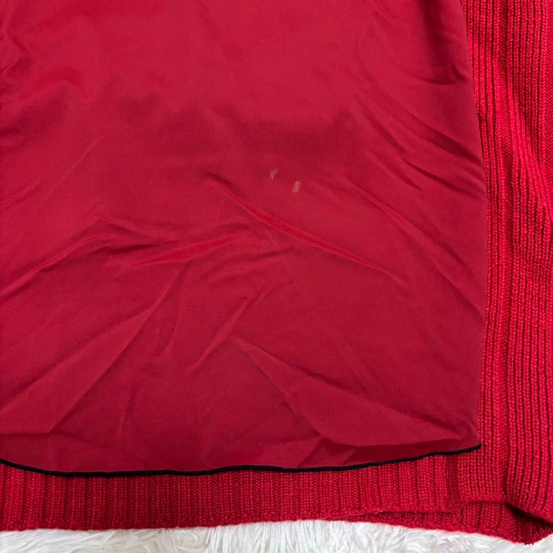 【マスターバニーエディション】リバーシブル　ゴルフウェア　セーター 赤 L