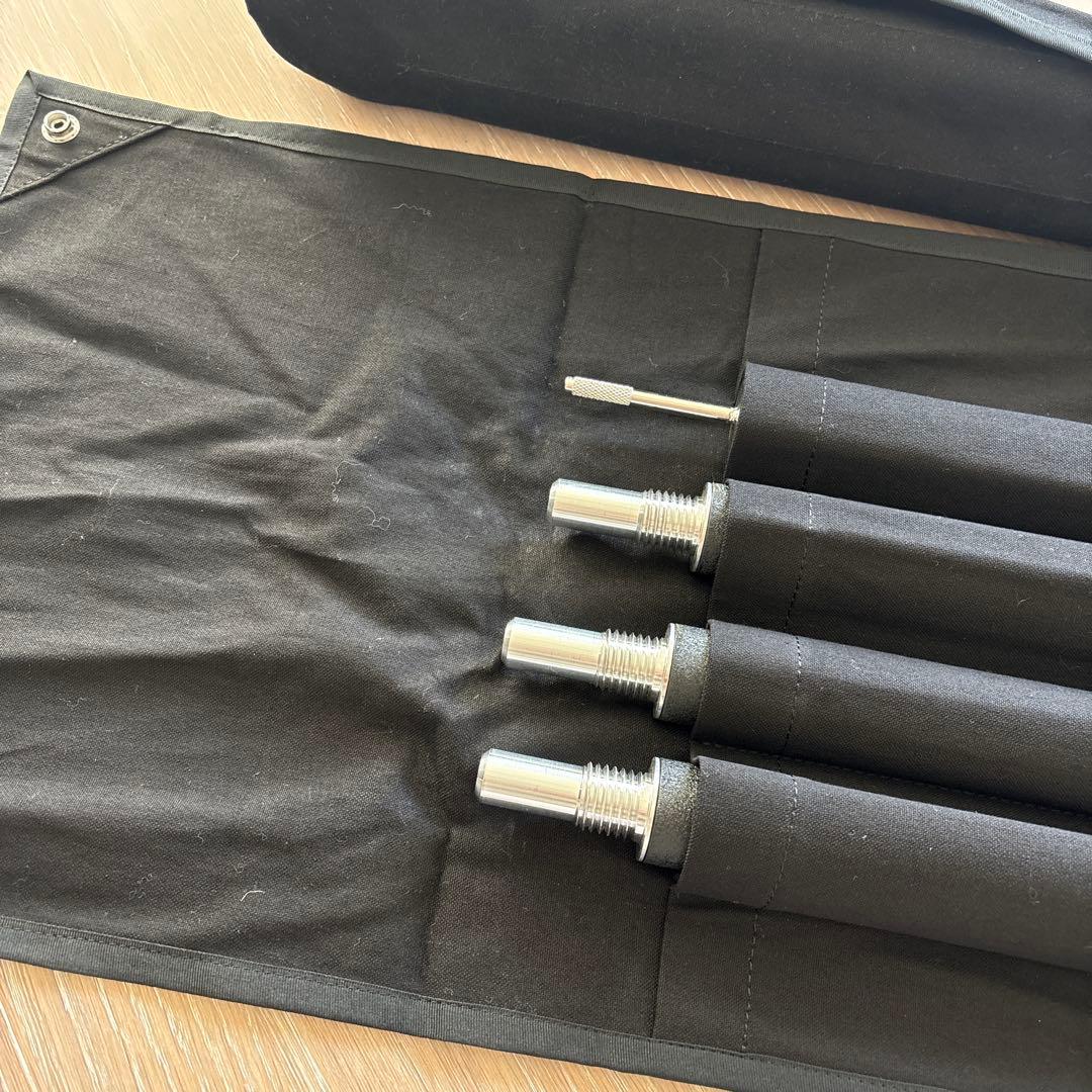 テント・タープ sunsetclimax Pole 2.4 Wrinkle Black