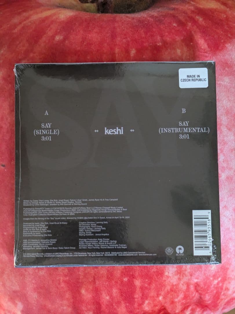 ✦　新品　未開封　KESHI SAY　7インチ レコード　✦