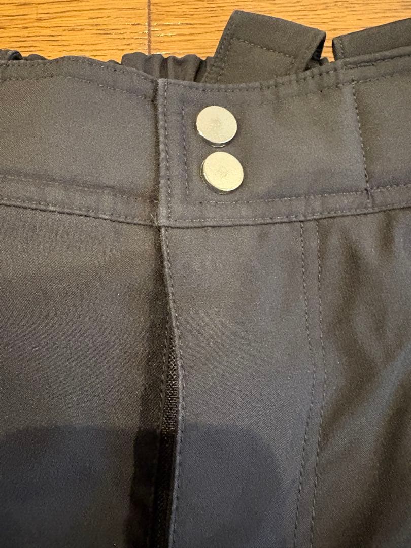 【DESCENTE・スキー＆スノボウェア上下】グレー＆ブラックS