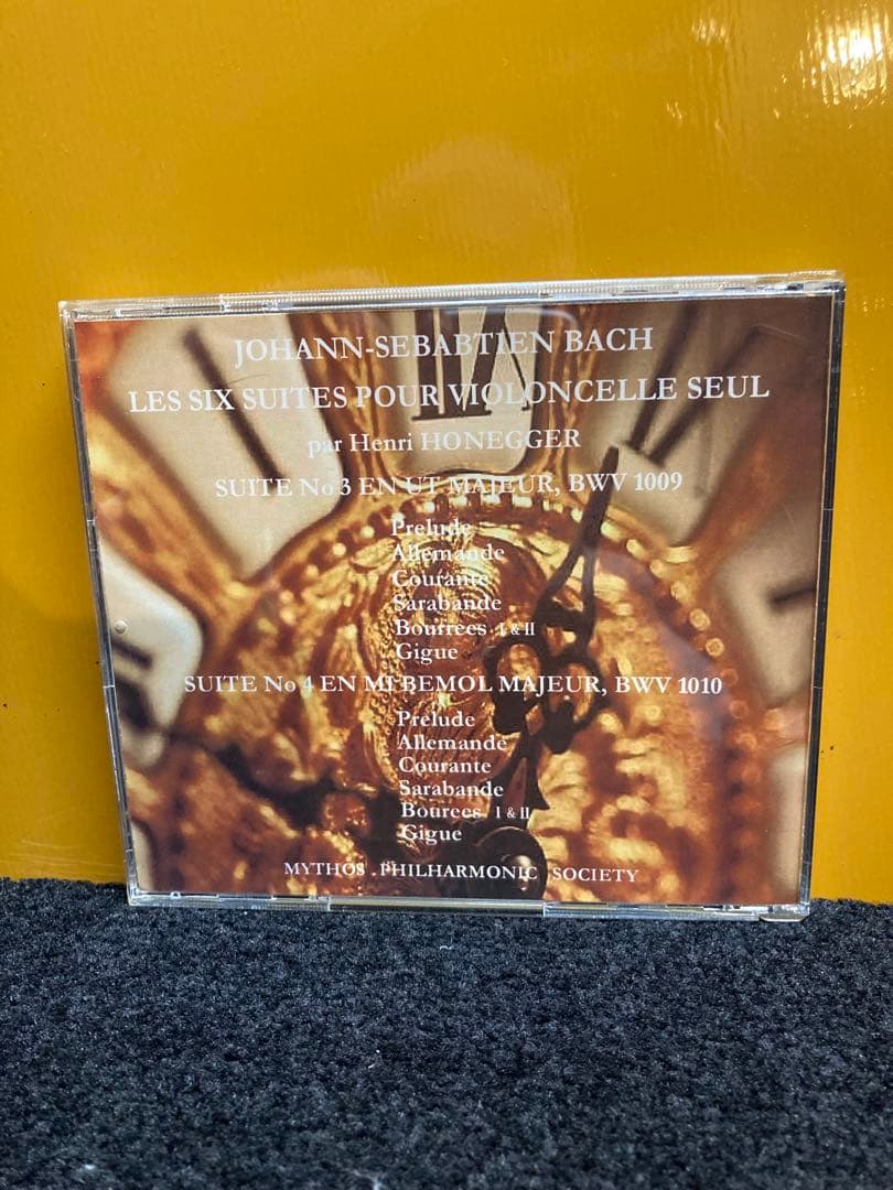 バッハ無伴奏チェロ組曲3番.4番 Mythos CD-R