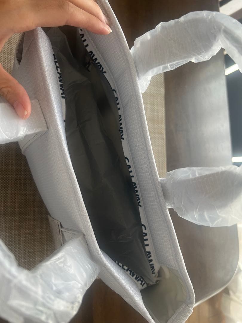 ★値下げ中★新品未使用CALLAWAY ホワイト トートバッグ