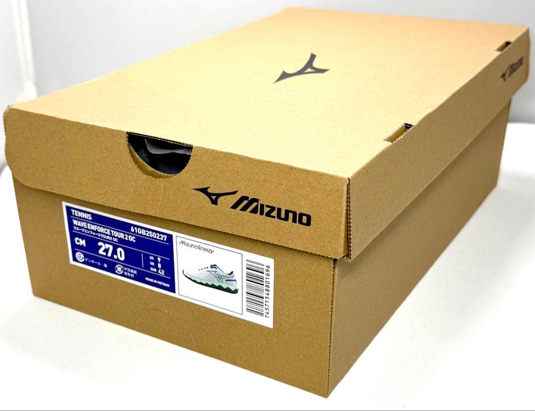 ミズノ 【クレー・砂入り人工芝コート】ウエーブエンフォースツアー2OC 27cm