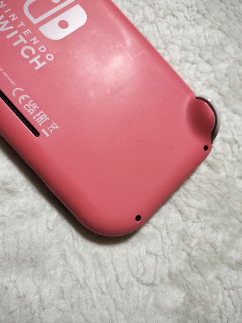 動作品Nintendo Switch Lite ピンク 本体良品