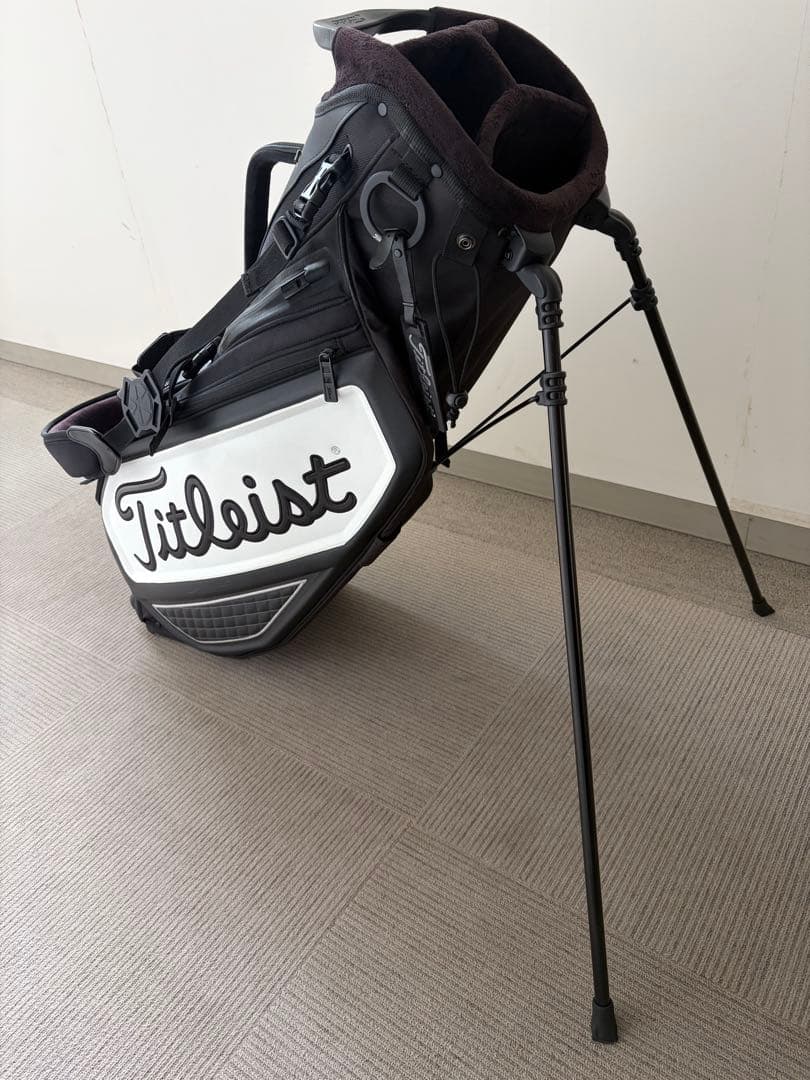 Titleist スタンドキャディバッグ ブラック/ホワイト