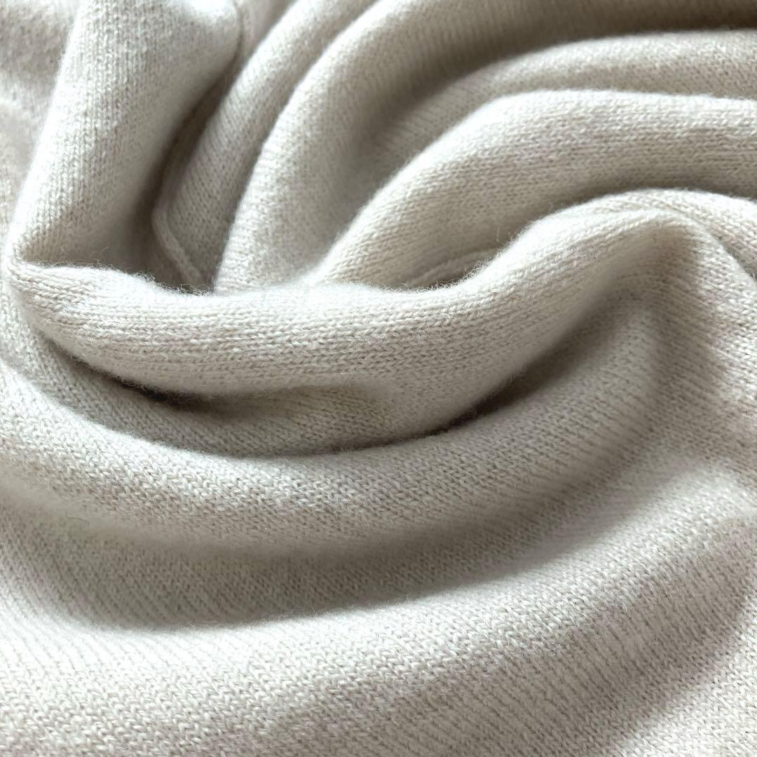 人気✨23AW 23区　【洗える】ウールカシミヤ ニットワンピース　ベージュ