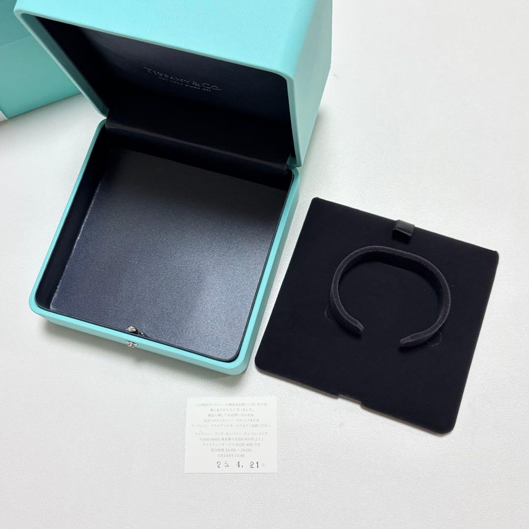 美品　ティファニー　バングルケース　空箱　ブレスレット　腕時計ケース　現行品　A