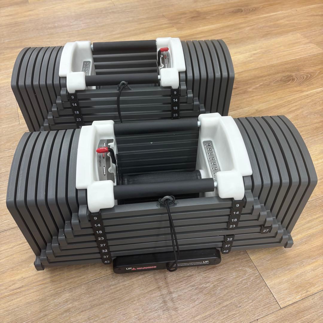 【専用】　1個目　中古 パワーブロック ダンベル 可変式 42kg 2個セット