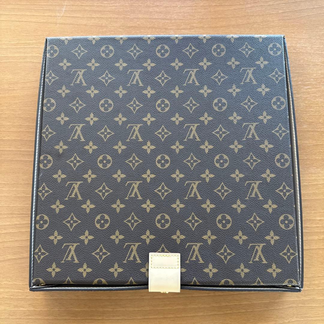 ルイヴィトン　レコードケース　ピザボックス　小物入れ　クラッチバッグ　モノグラム