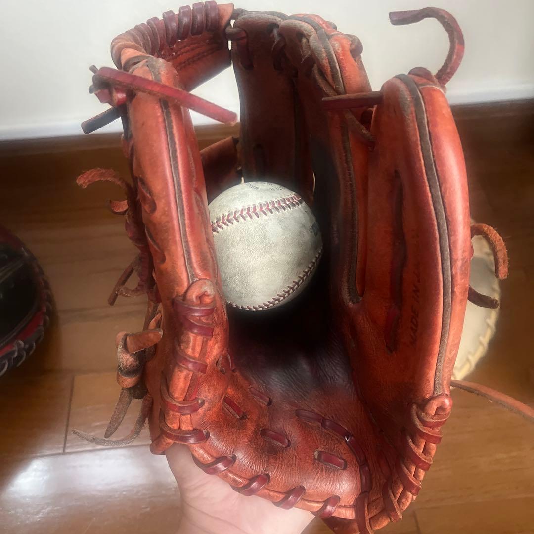 即戦力　型抜群　ザナックス 硬式 グローブ グラブ 内野手用 トラストエックス