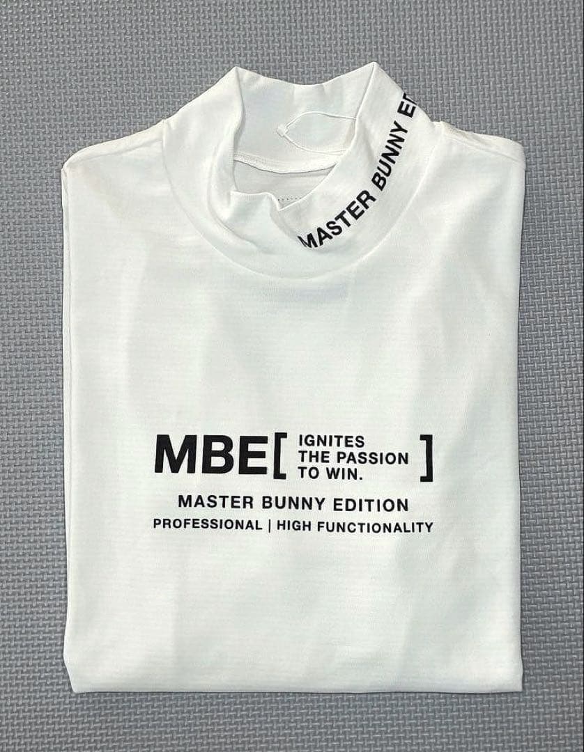 マスターバニーエディション ドビーボーダー スムースモックネック（WHT／4）