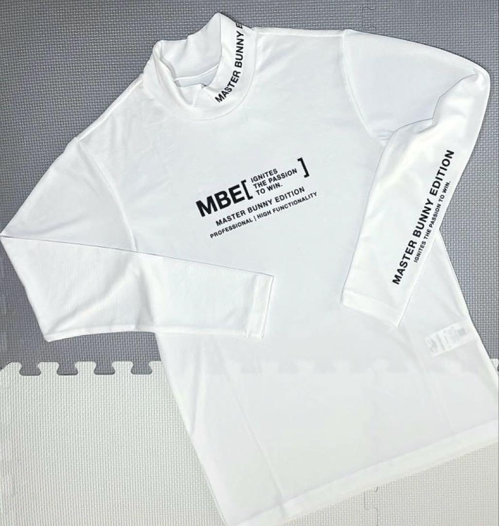 マスターバニーエディション ドビーボーダー スムースモックネック（WHT／4）